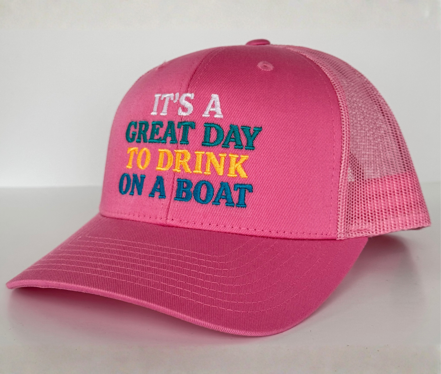 It's a Great Day to Drink on a Boat - Adult Trucker